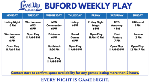 Buford Weekly Play Buford Weekly Play