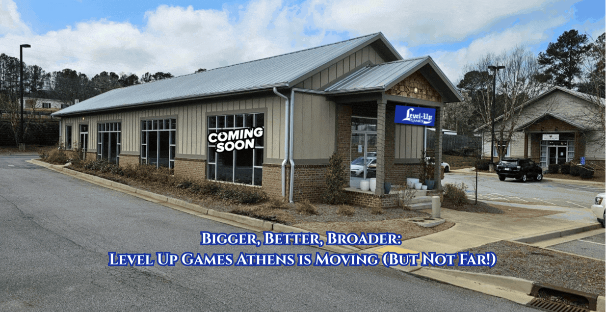 Bigger, Better, Broader: Level Up Games Athens is Moving (But Not Far!)