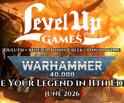 Level Up Games. Warhammer 40000. Forge Your Legend in 11th Edition. June 2026