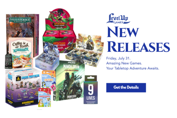 July 31 New Game Releases. Get the Details.