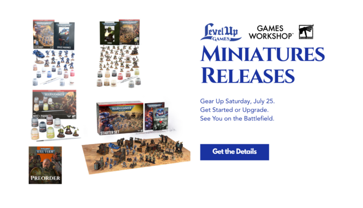 Your Complete Guide to Upcoming Games Workshop Releases at Level Up Games