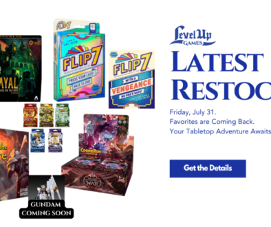 End of July Restocks