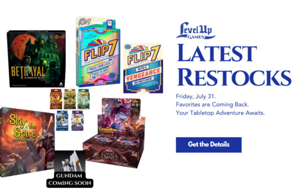 End of July Restocks