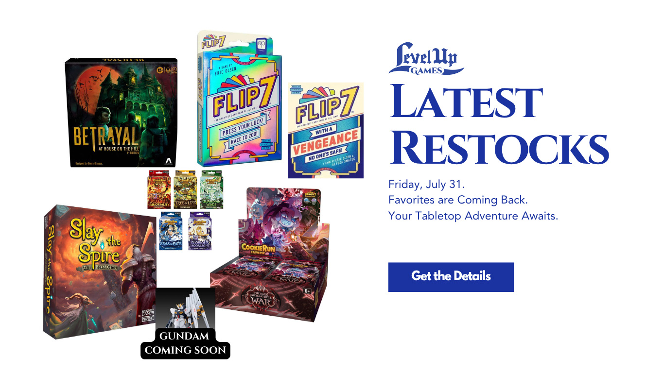 End of July Restocks