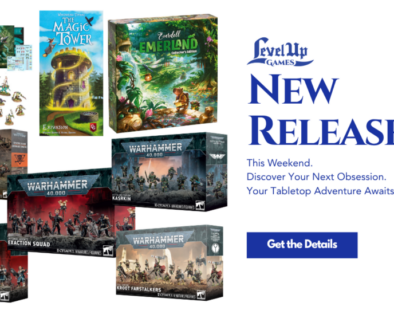 New Releases This Weekend. Discover Your Next Obsession. Your Tabletop Adventure Awaits.