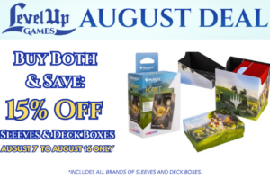 Save 15% off Sleeves & Deck Box Combo Save 15% off Sleeves & Deck Box Combo