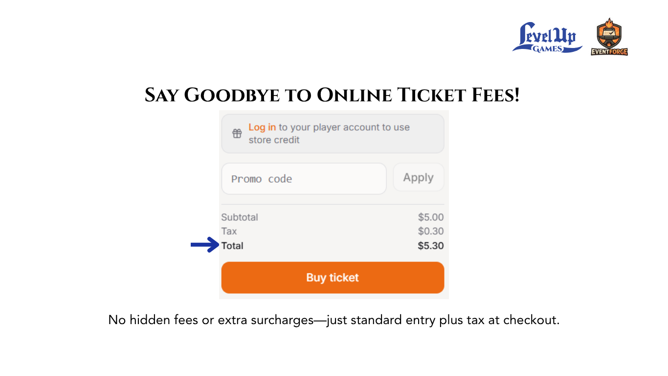 Say goodbye to online ticket fees!