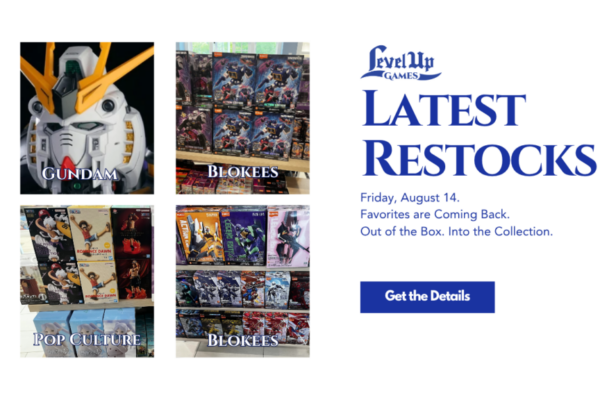 Latest Restocks Friday, August 14. Favorites are Coming Back. Out of the Box. Into the Collection.