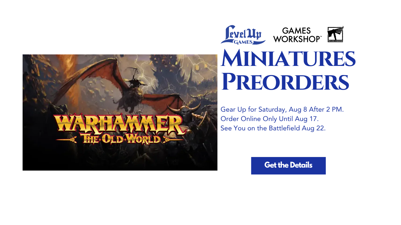 Games Workshop Warhammer The Old World Preorders for 8/22 Release