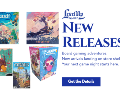 New Releases Board gaming adventures. New arrivals landing on store shelves. Your next game night starts here.